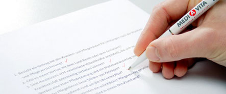 Checkliste Pflegedienst, MEDI A VITA